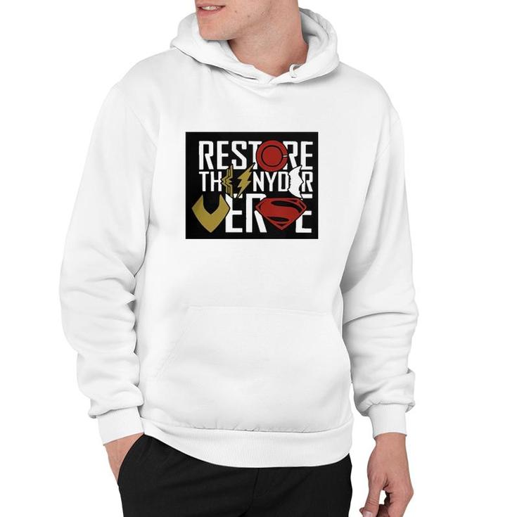 Official Restore The Snyderverse Superhero Hoodie
