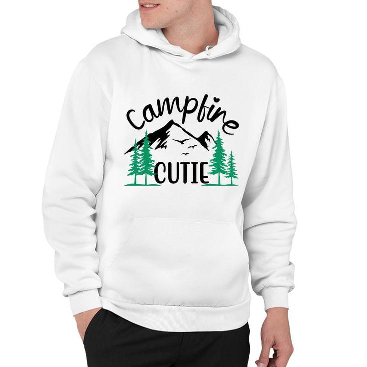 Travel Lover  Has Camp With Campfire Cutie In Their Exploration Hoodie