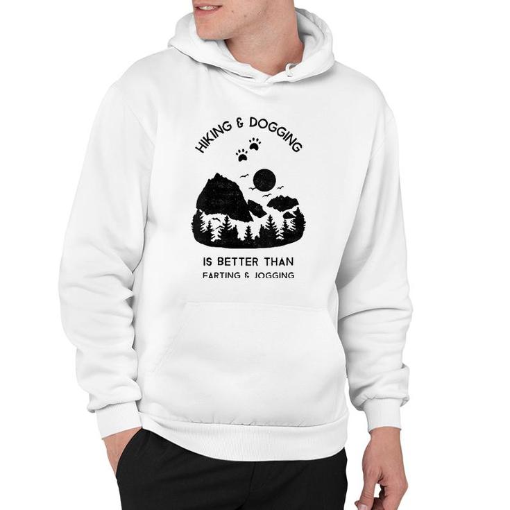 Womens Funny Hiking Dog Lovers Quotes Dog Mom Owner Gift Hoodie