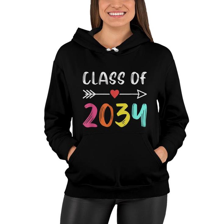 Class Of 2034 Kindergarten Graduating Class Of 2034  Women Hoodie