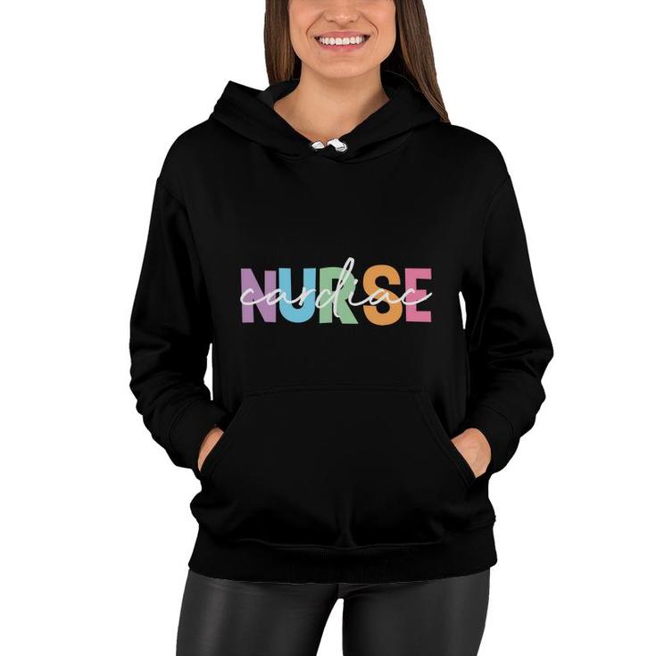 Nurse Cardiac Colorfull Great Graphic Gift New 2022 Women Hoodie