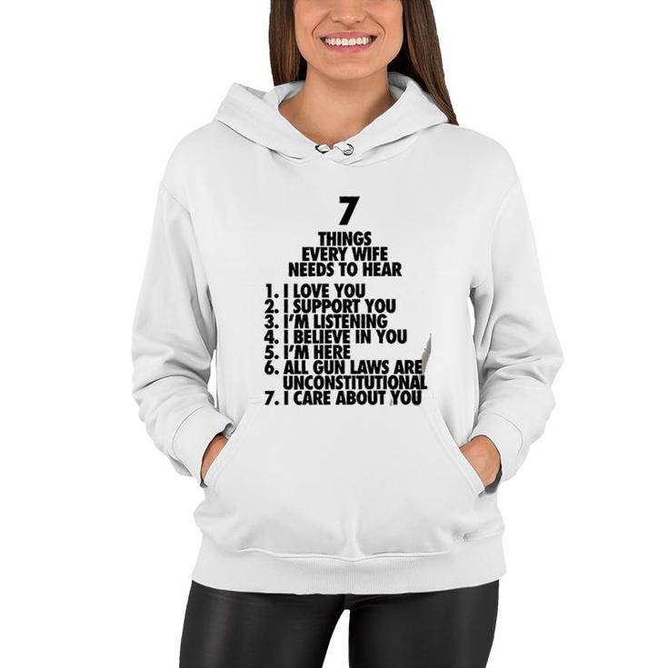 7 Things 2Nd Amendment Funny New Trend Women Hoodie