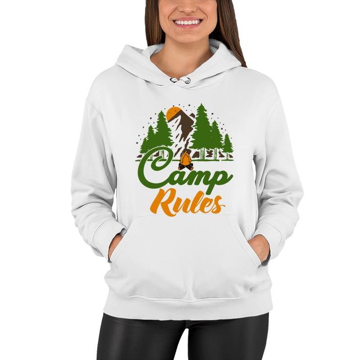 Explore Travel Lover Makes Camp Rules For Them Women Hoodie