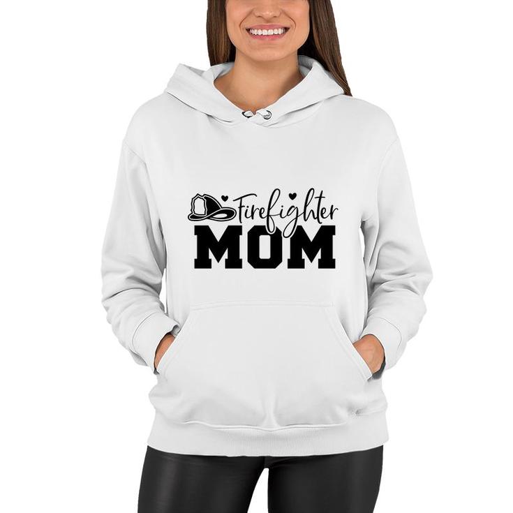 Firefighter Mom Great Black Graphic Meaningful Women Hoodie