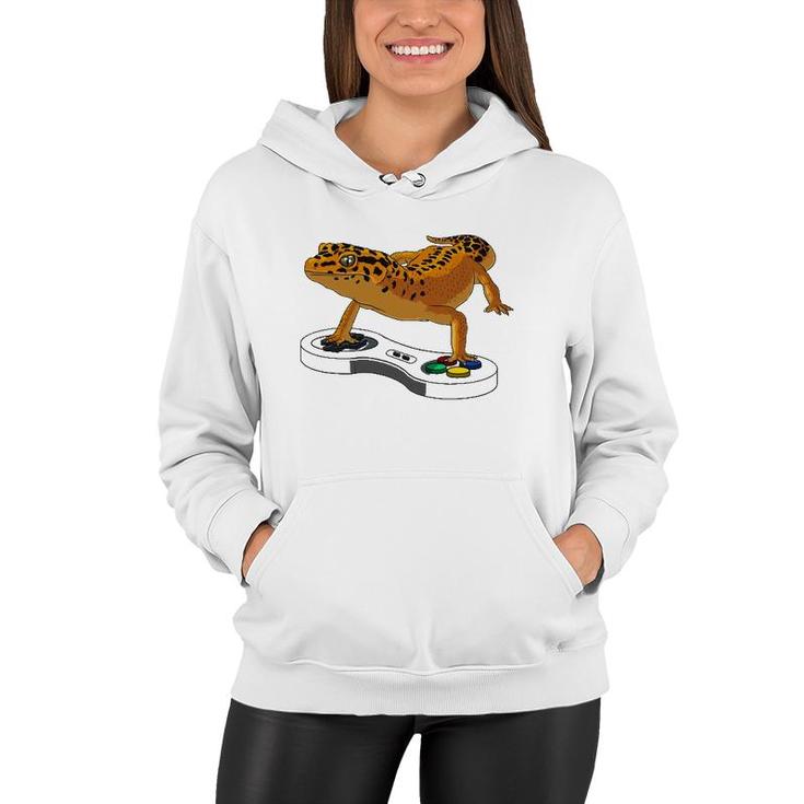 Funny Leopard Gecko Bearded Dragon Gift Kids Cool Gamers Women Hoodie