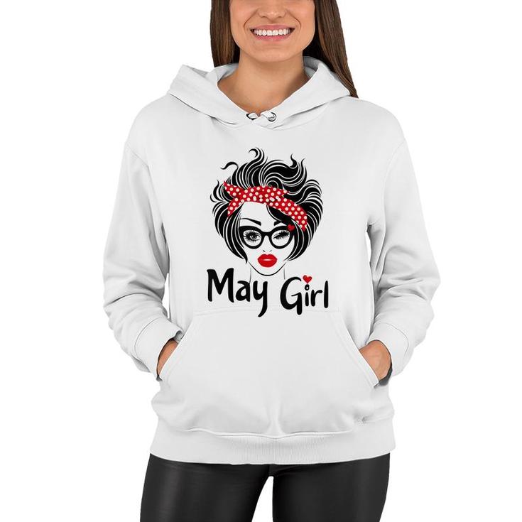 Queens Are Born In May Girl Cute May Birthday  Women  Women Hoodie