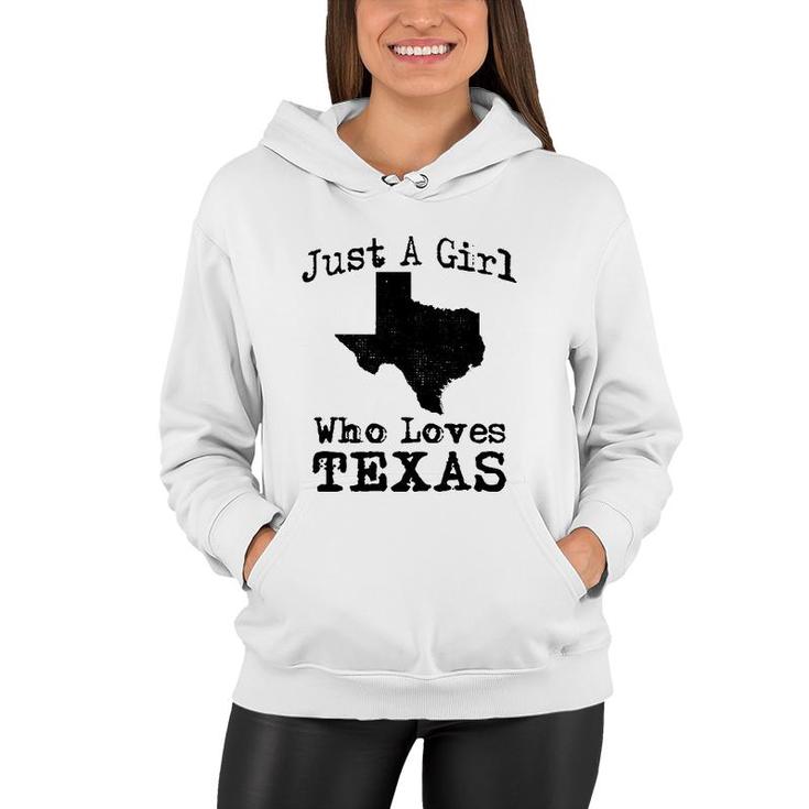 Texas Flag Map Outfit Girl Who Love Texan Patriot Gift Idea Women Hoodie