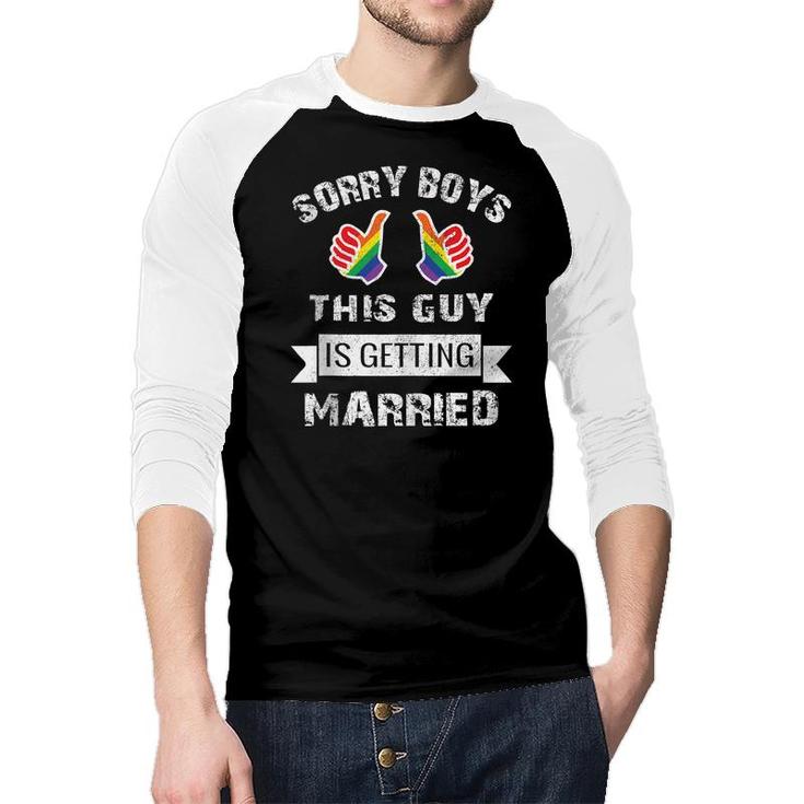 Bachelor Party Lgbt Gay Pride Gift Groom Bride  Raglan Baseball Shirt
