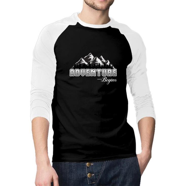 Explore Travel Lovers Are Always Ready To Begin An Adventure At Any Time Raglan Baseball Shirt