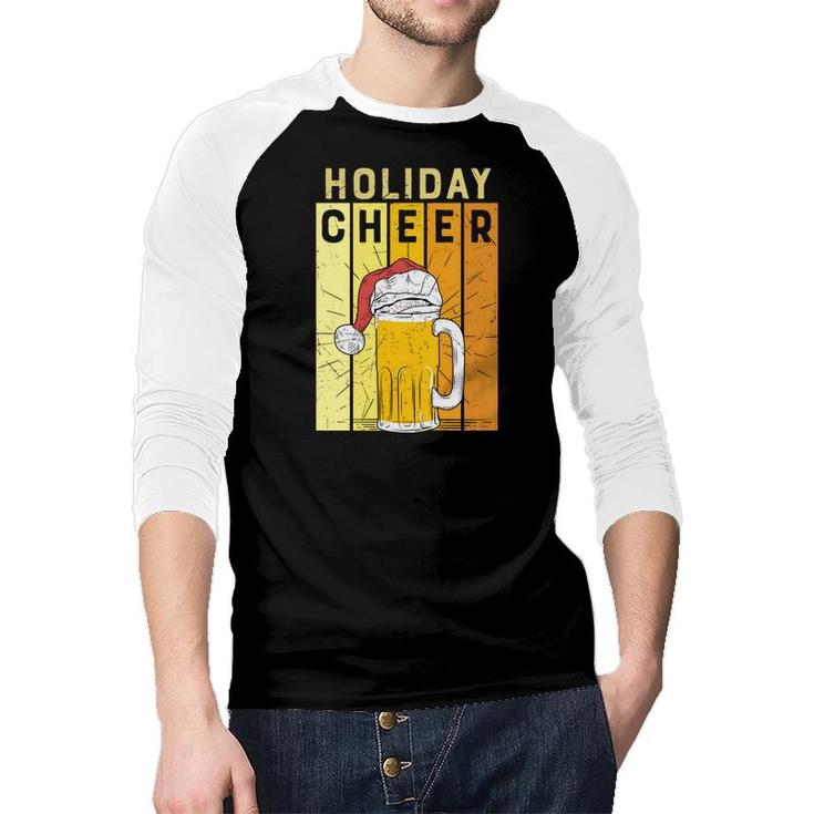 Holiday Cheer Beer Cool Gifts For Beer Lovers Raglan Baseball Shirt