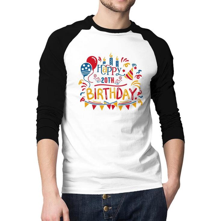 I Have Many Big Gifts In My Birthday Event  And Happy 20Th Birthday Since I Was Born In 2002 Raglan Baseball Shirt