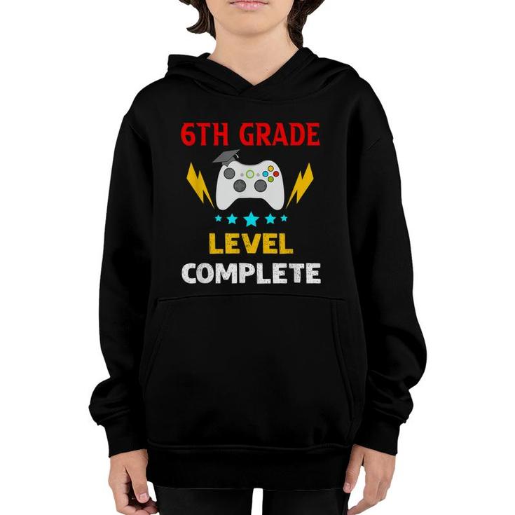 2021 6Th Grade Graduation Gamers Sixth Grade Middle School  Youth Hoodie