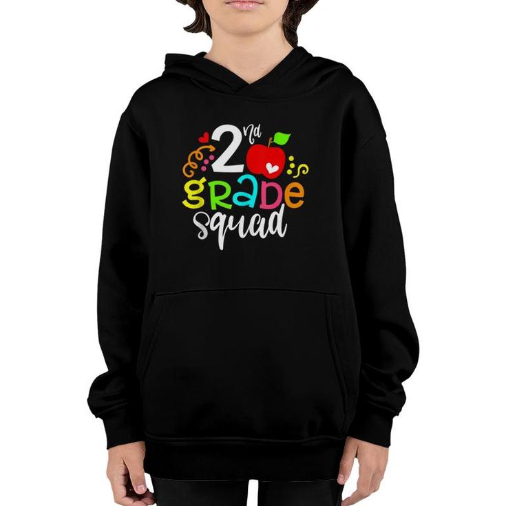 2Nd Second Grade Squad - Team 2Nd Grade - 2Nd Grade Teacher Youth Hoodie