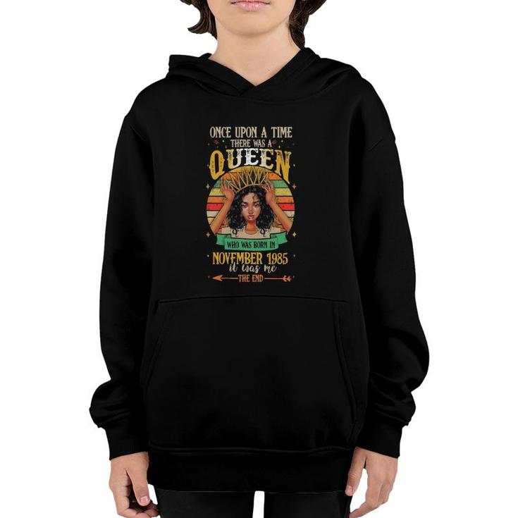 36 Years Old Birthday 36Th Birthday Queen November 1985 Ver2 Youth Hoodie