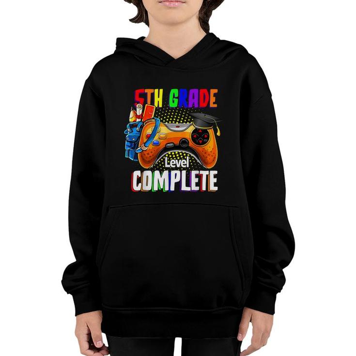 5Th Grade Level Complete Last Day Of School Graduation  Youth Hoodie