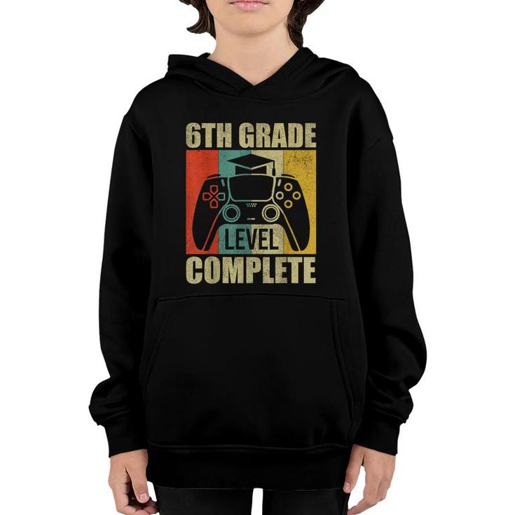 6Th Grade Level Complete Gamer  Boys Kids Graduation  Youth Hoodie