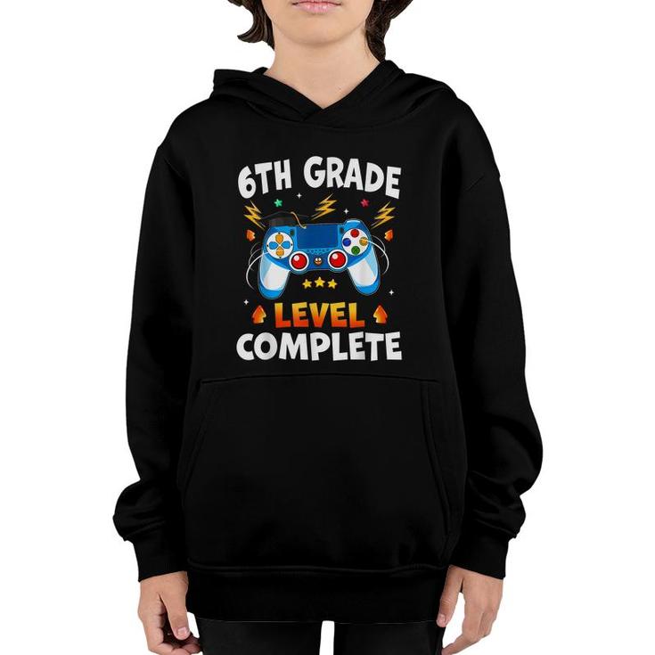 6Th Grade Level Complete Gamer Class Of 2021 Graduation Youth Hoodie