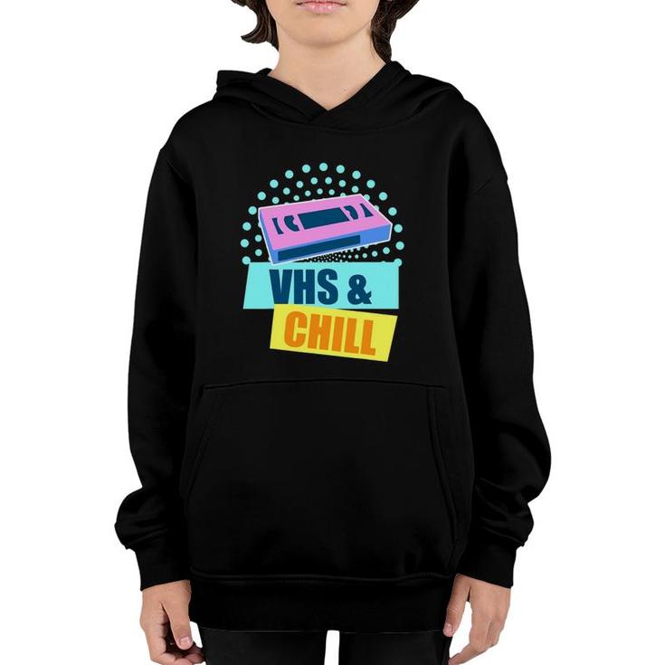 90S Outfit Women Vhs And Chill Youth Hoodie