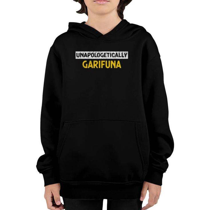 Afro Caribbean Unapologetically Garifuna Vintage Youth Hoodie