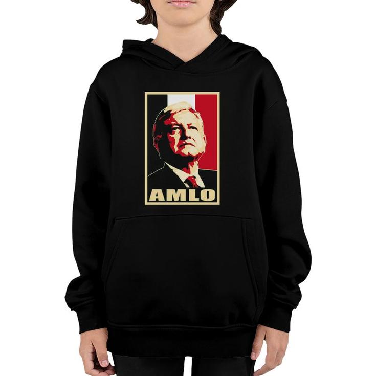 Amlo President Of Mexico  Youth Hoodie