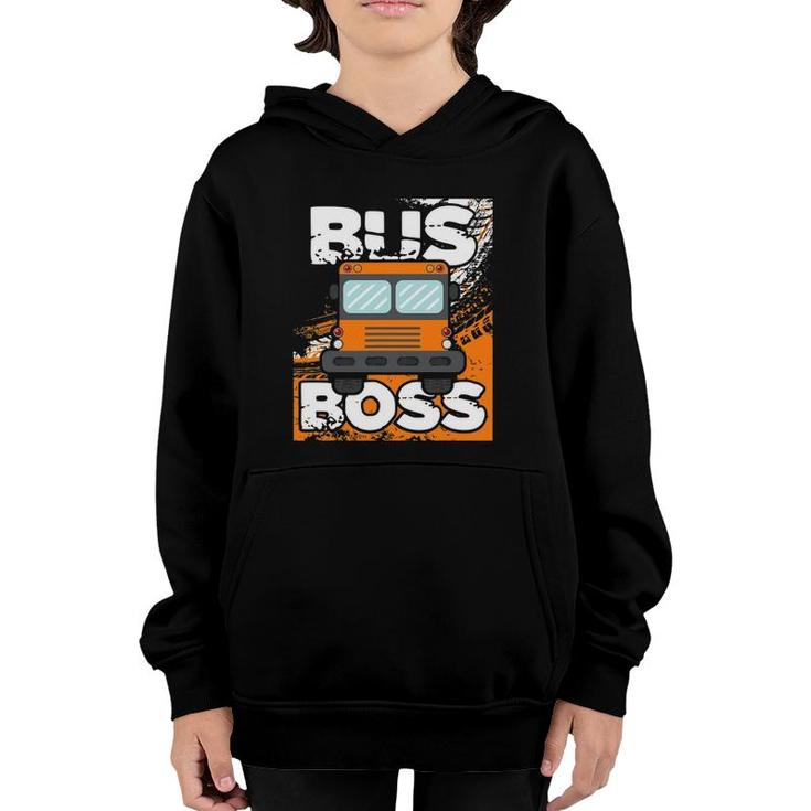 Bus Boss - School Bus Driver Appreciation Youth Hoodie