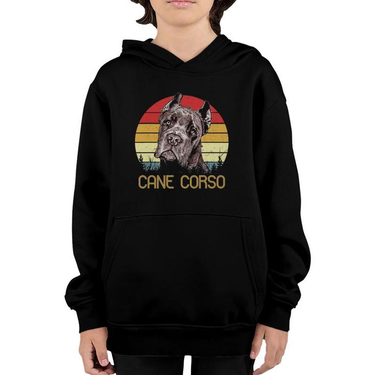 Cane Corso Retro Vintage - Cane Corso Gift Youth Hoodie