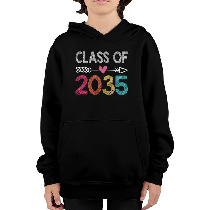 Class Of 2035  Pre-K Graduate Preschool Graduation Youth Hoodie
