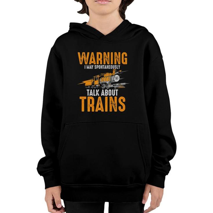 Cute Warning May Spontaneously Talk About Trains Shirt Gift Cute Warning May Spontaneously Talk About Trains Shirt Gift
