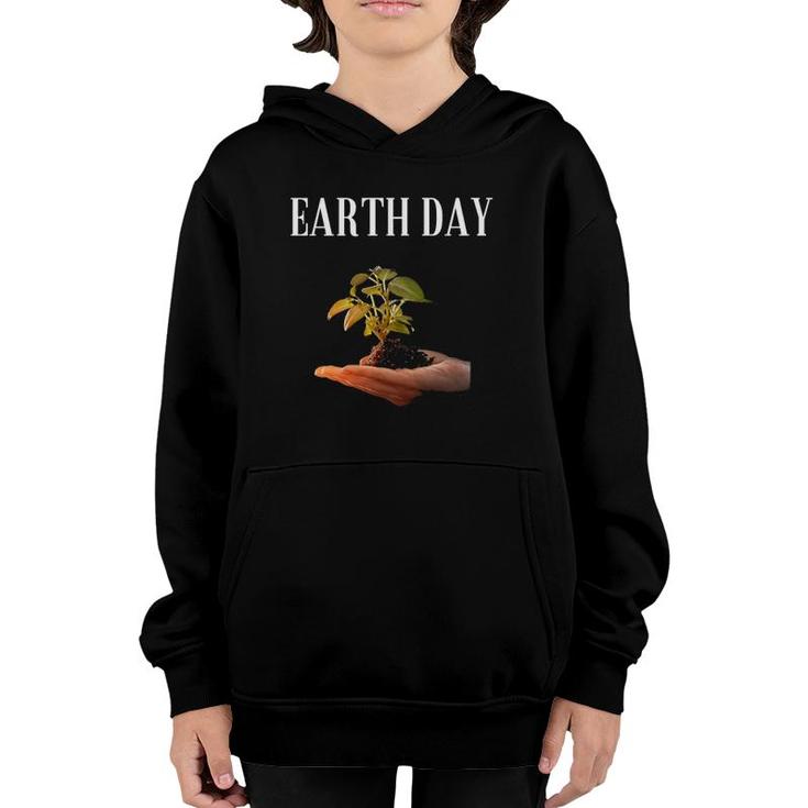 Earth Day Climate Change Green Conservation Save The Planet Youth Hoodie