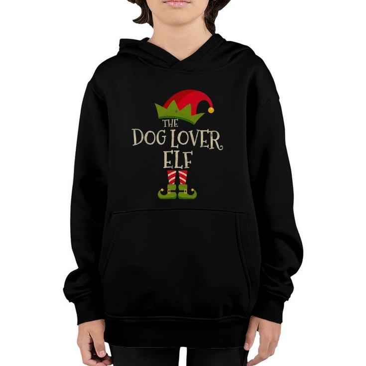 Easy The Dog Lover Elf Costume Family Group Gift Christmas Youth Hoodie