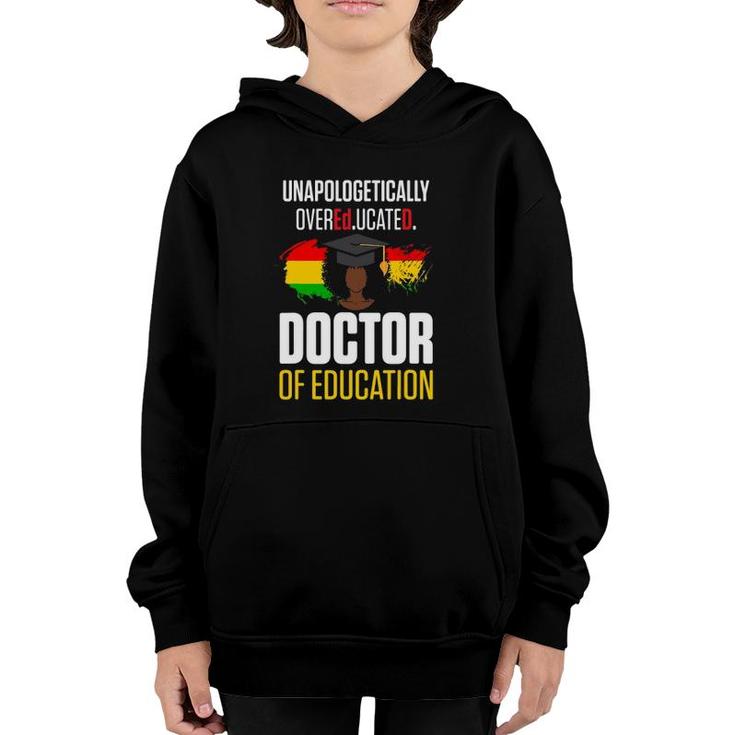 Edd Doctor Of Education Educated Doctorate Graduation Youth Hoodie