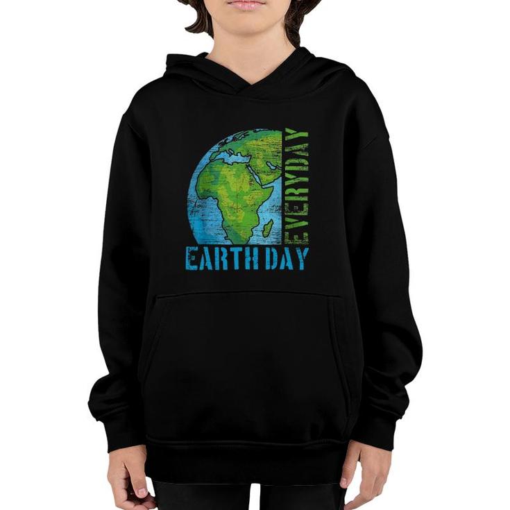 Everyday Earth Day Vintage Gift Youth Hoodie