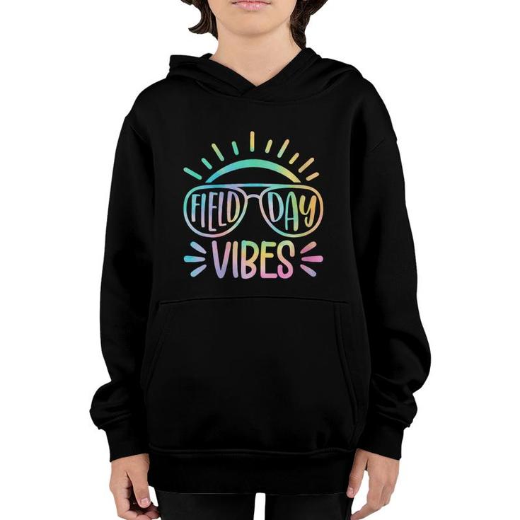 Field Day Vibes Funny  For Teacher Kids Field Day 2022  Youth Hoodie