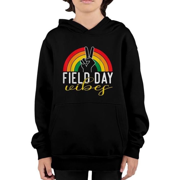 Field Day Vibes School Game Day Student Teacher 2022  Youth Hoodie