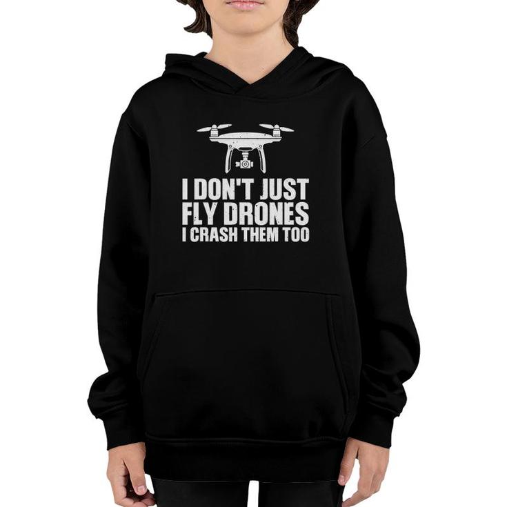 Funny Drone Pilot Art For Men Women Quadcopter Racing Lovers Youth Hoodie