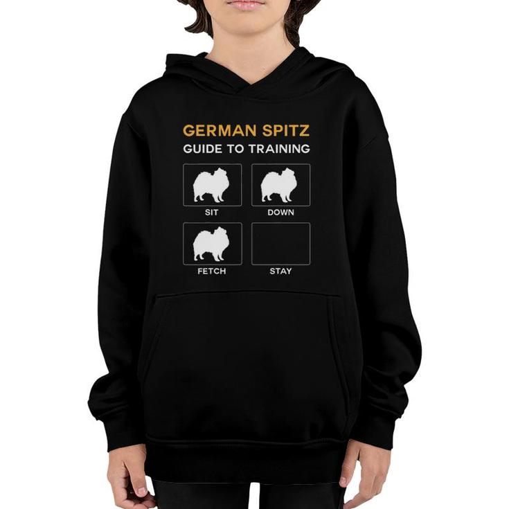 German Spitz Guide To Training Dog Obedience Dog Commands Youth Hoodie