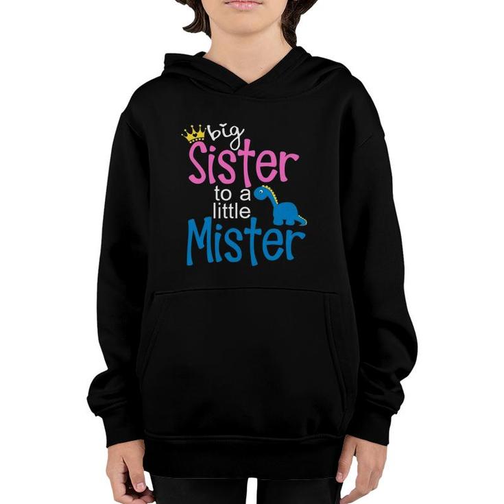 Im Going To Be A Big Sister To A Little Brother Youth Hoodie