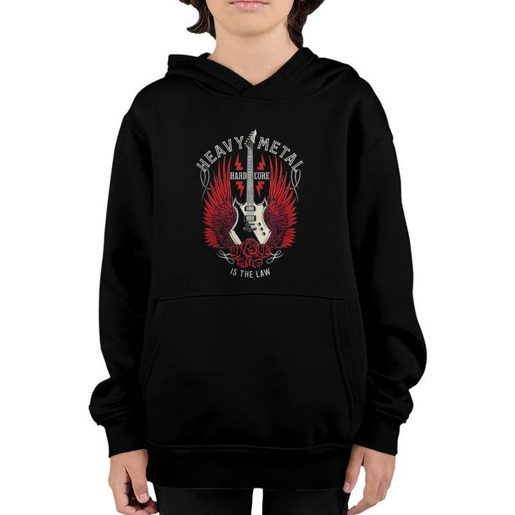 Is World Heavy Music Law Hard Core The Rules The Wear Metal Classic Youth Hoodie