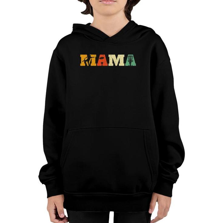 Mama Disc Golf Lover Frisbee Golfing Mom Mother Sports Gifts Youth Hoodie