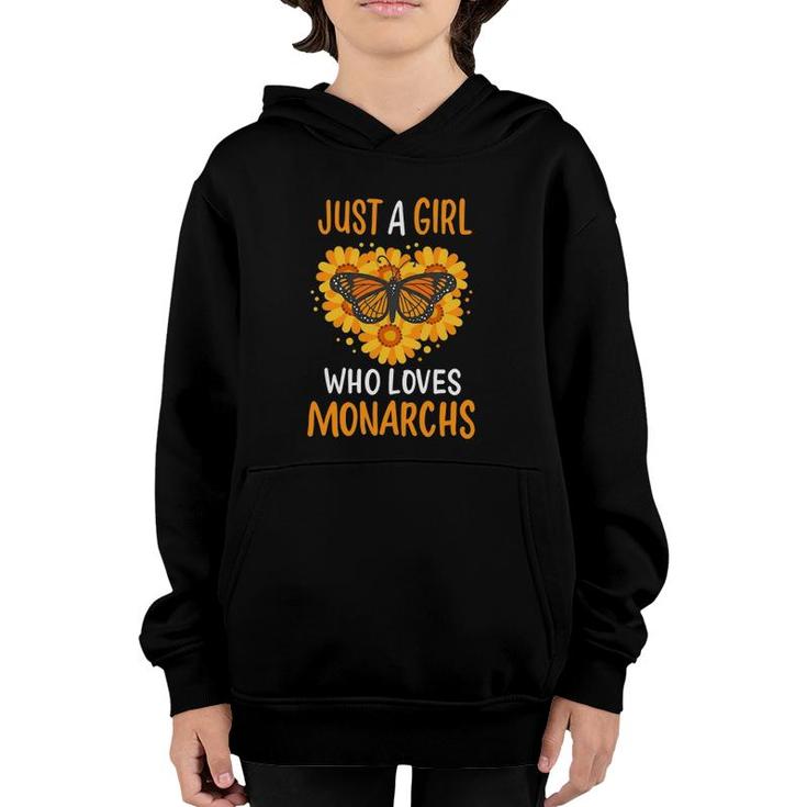 Monarch Butterfly Butterflies Entomologist Insect Youth Hoodie