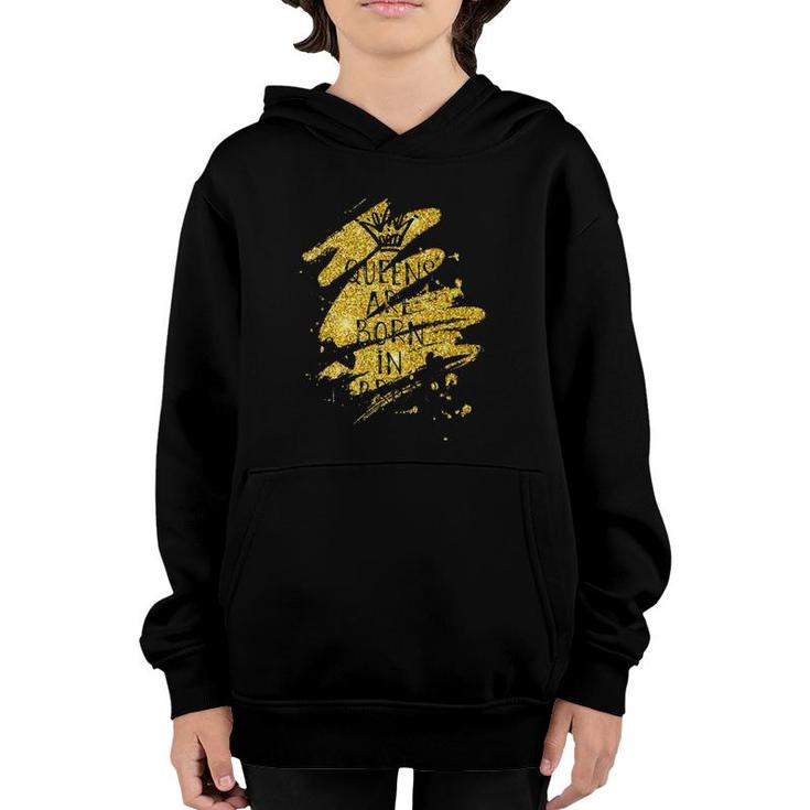 Perfect Queens Are Born In February Birthday Gift Elegance Youth Hoodie