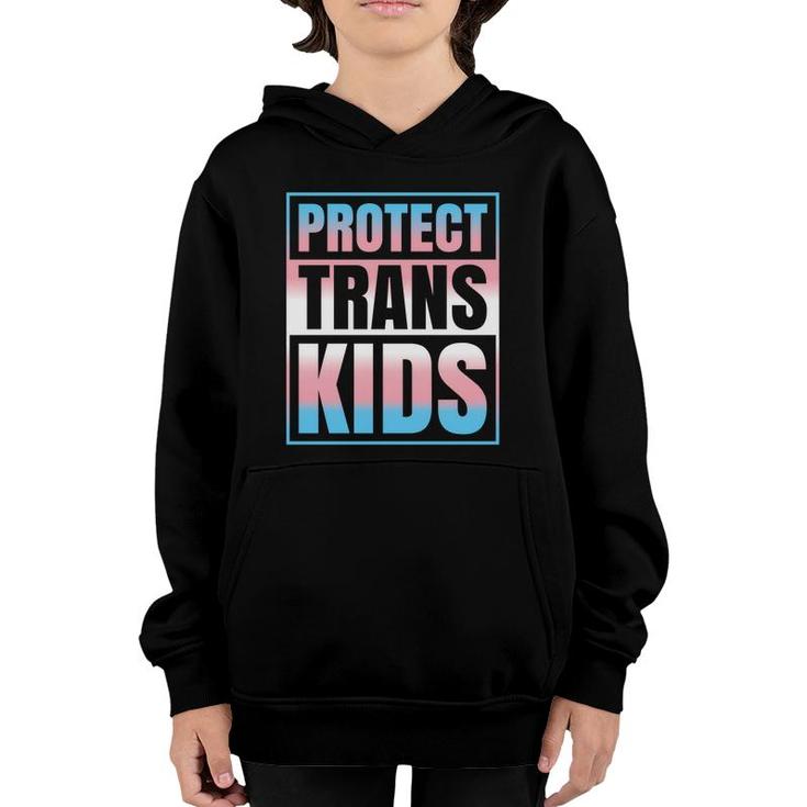 Protect Trans Kids Transgender Pronouns Matter Lgbtq Gender   Youth Hoodie