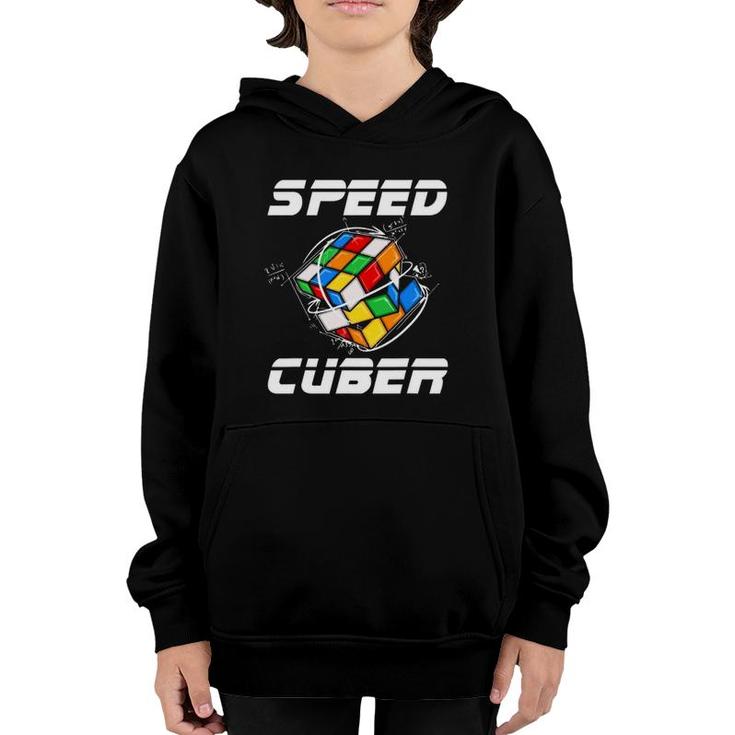 Speed Cuber Hobby 80S Vintage Toy Puzzle Youth Hoodie