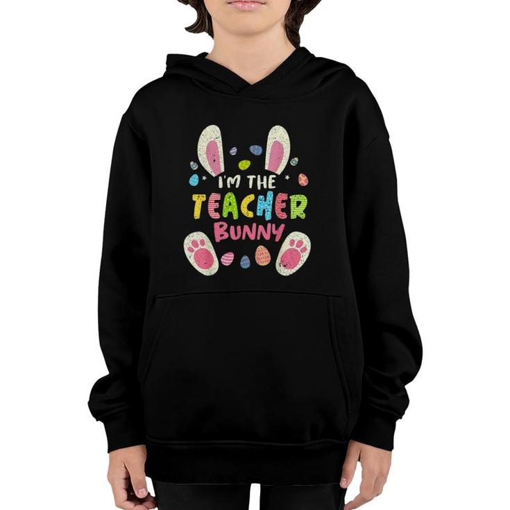 Teacher Easter Matching Family Party Bunny Face Costume Youth Hoodie
