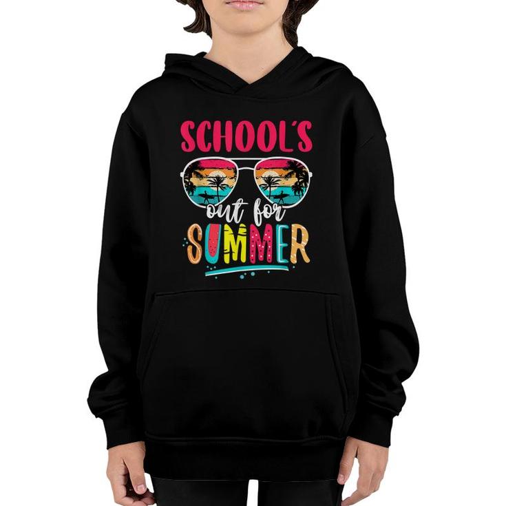 Teacher End Of Year  Schools Out For Summer Last Day  Youth Hoodie