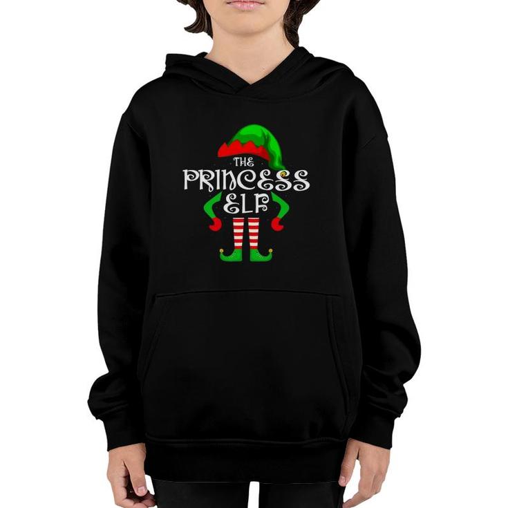 The Princess Elf Cute Christmas Family Matching Costume Pjs Youth Hoodie