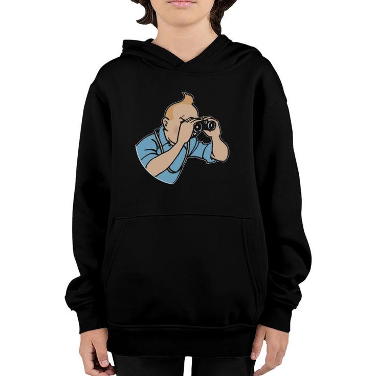 Tin-Tin Binoculars Youth Hoodie Tin-Tin Binoculars Youth Hoodie
