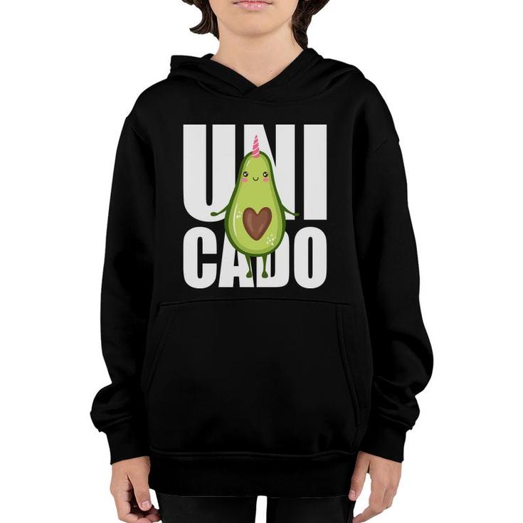 Unicado Funny Avocado Is Walking Happy Youth Hoodie