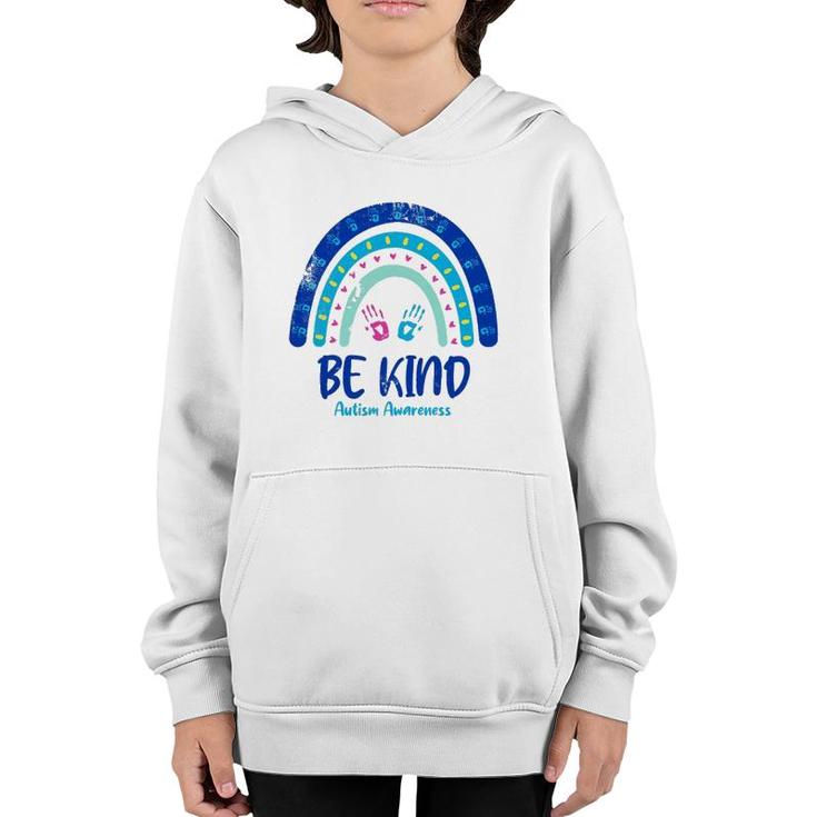 Be Kind Autism Awareness Month Youth Hoodie