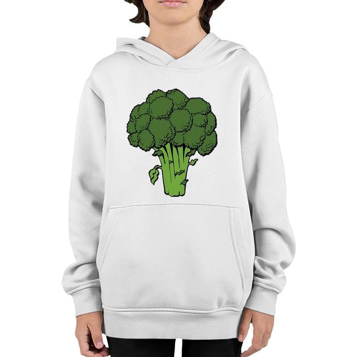Broccoli Is Life Fun Graphic Vegetable Youth Hoodie